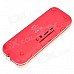 DOSS DS-1166 Portable Wireless Bluetooth Handsfree Speaker w/ Mic / TF Slot for IPHONE / IPOD - Red DOSS DS-1166 Portable Wireless Bluetooth Handsfree Speaker w/ Mic / TF Slot for IPHONE / IPOD - Red
