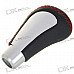 Stylish Aluminum + Leather Car Shift Gear Knob