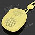 DOSS DS-1196 Portable Mini Wearable Wireless Bluetooth Speaker w/ TF Slot / Hands-free Call - Yellow