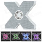 Doss DS-1198 Asimon X1 Wireless Bluetooth Stereo Speaker w/ 48-LED / Micro USB / TF - White