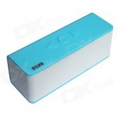 CKY BC235E Portable Wireless Bluetooth Speaker w/ TF, Handsfree, Microphone - Blue + White