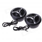 HIFINE HI-520D 28mm Tweeter Component Speaker for Car Audio System - Black (Pair)