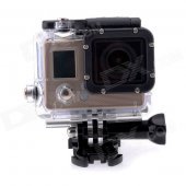 Wi-Fi HD 1080P 30m Waterproof Mini 12.0MP Sports Camera w/ 0.7" LCD, Li-ion Battery 1050mAh - Gold