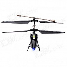 Model King 3.5-Channel 2.4GHz Shatter-proof LED Light Mini R/C Helicopter Kit w/ Gyro - Black