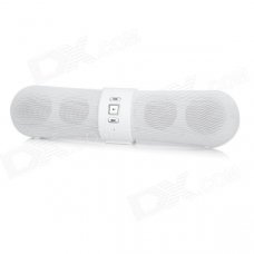 GM-007 Portable Bluetooth v3.0 Bass Speaker w/ TF, Microphone - White GM-007 Portable Bluetooth v3.0 Bass Speaker w/ TF, Microphone - White