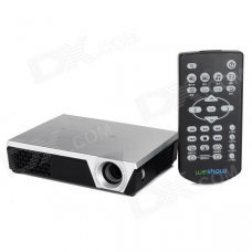 WeShow V3 200lm 1280 x 800 RGB 3-Color DLP HD Mini 3D Home Projector w/ HDMI / USB / Audio - Silver WeShow V3 200lm 1280 x 800 RGB 3-Color DLP HD Mini 3D Home Projector w/ HDMI / USB / Audio - Silver