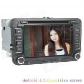 LsqSTAR 7" Capacitive Screen Android 4.2.2 Car DVD Player w/ GPS / WiFi / 1GB RAM / 8GB Flash for VW