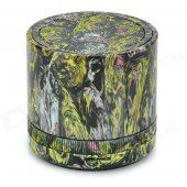 TM-01 Portable Bluetooth v2.1 Speaker w/ FM / TF / Microphone - Black + Yellow