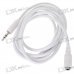 3.5mm M-F Stereo Audio Extension Cable - White (1.5M-Length)
