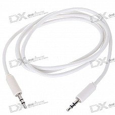 3.5mm M-M Stereo Audio Cable - White (1M-Length)