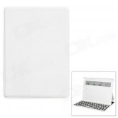 X603 Bluetooth V3.0 61-Key Keyboard w/ Protective Case for IPAD AIR - White + Black