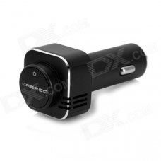 CRERCO C100 Bluetooth Headset / Air Purifier w/ Car Charger, Smart Power On/Off - Black + Silver CRERCO C100 Bluetooth Headset / Air Purifier w/ Car Charger, Smart Power On/Off - Black + Silver