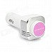 CRERCO C100 Bluetooth Headset / Air Purifier w/ Car charger, Smart Power On/Off - White + Pink