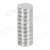 7 x 1.7mm NdFeB N35 Magnet - Silver (10PCS) 7 x 1.7mm NdFeB N35 Magnet - Silver (10PCS)