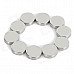 7 x 1.7mm NdFeB N35 Magnet - Silver (10PCS) 7 x 1.7mm NdFeB N35 Magnet - Silver (10PCS)