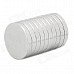 12 x 1.8mm NdFeB Round Magnets - Silver (10 PCS) 12 x 1.8mm NdFeB Round Magnets - Silver (10 PCS)