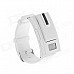 Separate Design Bluetooth V3.0 Sporty Watch Style Headset for Mobile Phones - White Separate Design Bluetooth V3.0 Sporty Watch Style Headset for Mobile Phones - White