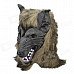 Halloween Party Cosplay Wolf Style Mask - Grey Black
