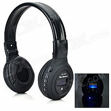 BS-862 Bluetooth V3.0 Headband Headphone w/ Microphone / FM / TF - Black BS-862 Bluetooth V3.0 Headband Headphone w/ Microphone / FM / TF - Black