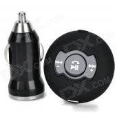 H-366 Bluetooth V4.0 1-to-2 Music Receiver + Car Charger - Black