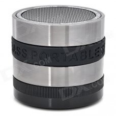 Portable 3W Bluetooth V3.0 Speaker w/ Microphone / FM / TF / Mini USB - Black Portable 3W Bluetooth V3.0 Speaker w/ Microphone / FM / TF / Mini USB - Black