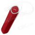 Bluetooth v4.0 Wireless Ear Hook Headset w/ Microphone - Red + Silver Bluetooth v4.0 Wireless Ear Hook Headset w/ Microphone - Red + Silver