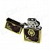 Door Knocker Pattern Retro Style Kerosene Lighter - Brown + Bronze