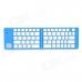 GK228 Universal Folding Bluetooth V3.0 66-Key Keyboard w/ Holder - Blue + Silver GK228 Universal Folding Bluetooth V3.0 66-Key Keyboard w/ Holder - Blue + Silver