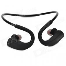 SM-808 Sports Bluetooth V4.0 Earhook Headset w/ Microphone - Black SM-808 Sports Bluetooth V4.0 Earhook Headset w/ Microphone - Black