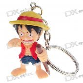 One Piece Figure Keychains (8-Piece Set)