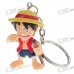 One Piece Figure Keychains (8-Piece Set)