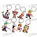 One Piece Figure Keychains (8-Piece Set)