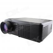 MO.MAT G700 1080P Full HD 30"~320" LED Projector w/ HDMI / VGA / YPbPr / S-VIDEO / TV / USB - Black