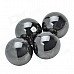 25MM Buzzing Magnets Toys Set - Sliver Black (4 PCS)