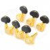 ZEA-JT11-5-2 Gold Plated Guitar String Tuning Pegs - Black + Golden (6 Set) ZEA-JT11-5-2 Gold Plated Guitar String Tuning Pegs - Black + Golden (6 Set)