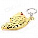Fish Style Butane Gas Lighter w/ Keychain - Gold