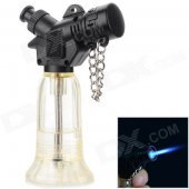 Air Gun Style Butane Gas Lighter - Translucent White + Black