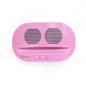 CKY BC145 Mini Wireless Bluetooth V3.0 Docking Speaker w/ USB - Pink