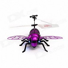 JUSTONE J063-2 2-CH Honeybee Style IR R/C Outdoor Helicopter - Purple Red + Black (6 x AA) JUSTONE J063-2 2-CH Honeybee Style IR R/C Outdoor Helicopter - Purple Red + Black (6 x AA)