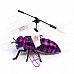 JUSTONE J063-2 2-CH Honeybee Style IR R/C Outdoor Helicopter - Purple Red + Black (6 x AA) JUSTONE J063-2 2-CH Honeybee Style IR R/C Outdoor Helicopter - Purple Red + Black (6 x AA)