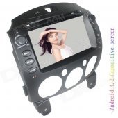 LsqSTAR ST-8002C 8" Android 4.2.2 Car DVD Player w/ 1GB RAM, 8GB Flash, GPS, Wi-Fi, BT for Mazda 2