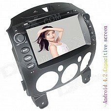 LsqSTAR ST-8002C 8" Android 4.2.2 Car DVD Player w/ 1GB RAM, 8GB Flash, GPS, Wi-Fi, BT for Mazda 2 LsqSTAR ST-8002C 8" Android 4.2.2 Car DVD Player w/ 1GB RAM, 8GB Flash, GPS, Wi-Fi, BT for Mazda 2