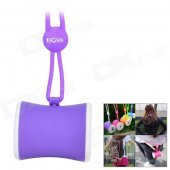 DOSS DS-1159 Waist Drum Shaped Portable Outdoor Wearable Wireless Bluetooth Speaker w/ TF - Purple