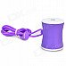 DOSS DS-1159 Waist Drum Shaped Portable Outdoor Wearable Wireless Bluetooth Speaker w/ TF - Purple DOSS DS-1159 Waist Drum Shaped Portable Outdoor Wearable Wireless Bluetooth Speaker w/ TF - Purple