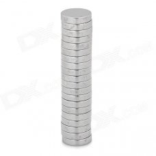 D8 x 1.9mm NdFeB Round Magnets - Silver (20 PCS) D8 x 1.9mm NdFeB Round Magnets - Silver (20 PCS)