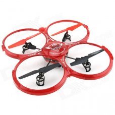 YDL-BX666 2.4GHz 4-CH 6-Axis Gyroscope Quadrocopter - Red + Black