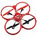 YDL-BX666 2.4GHz 4-CH 6-Axis Gyroscope Quadrocopter - Red + Black