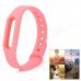 Replacement Silicone Wrist Band for Xiaomi Smart Bracelet - Pink
