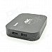 Jesurun A400-S802 Quad-Core 4K Android 4.4.2 Google TV Player w/ 2GB RAM, 8GB ROM, XBMC, US Plug Jesurun A400-S802 Quad-Core 4K Android 4.4.2 Google TV Player w/ 2GB RAM, 8GB ROM, XBMC, US Plug