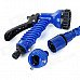 7.5m Expandable Hose & Nozzle Spray Head Water Gun Set for Car Wash / Garden Watering - Blue 7.5m Expandable Hose & Nozzle Spray Head Water Gun Set for Car Wash / Garden Watering - Blue